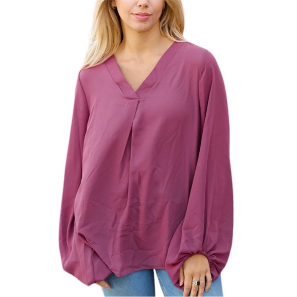 NWOT Haptics by Holly Harper Blush Boho Top - Picture 1 of 6